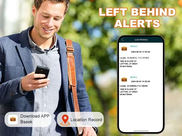 Smart Tracker Wallet for Men - GPS Finder Slim Wallet Gift for Dad, Birthday & Christmas 2025