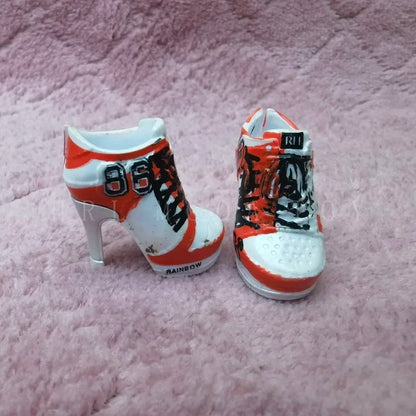 28cm Rainbow Big Sister Doll Shoes – Multi-Style Accessories for Girls, DIY Gift Toys