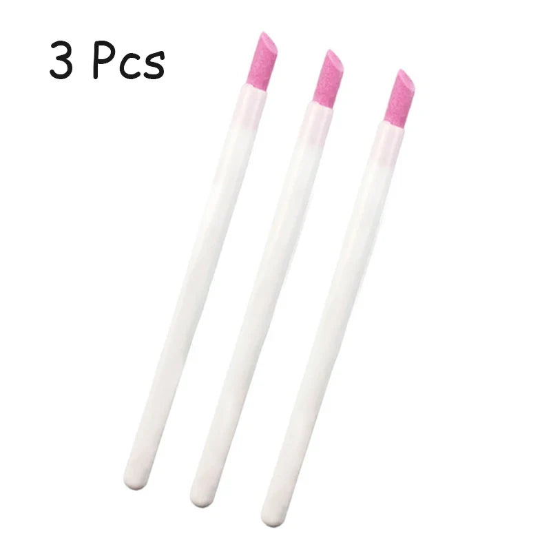 1/5Pcs Nail Art Quartz Grinding Pen - Cuticle Remover Tool for Gel Polish Manicure & Nail Care