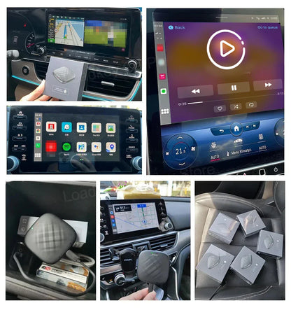 Carlinkit CarPlay AI Box — Qualcomm 6125 8-Core, Android 13, Wireless & Wired CarPlay, Android Auto for OEM Cars