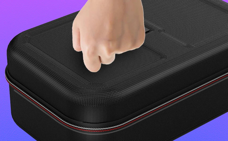 Steam Deck Carrying Case - Large Capacity Portable Storage for Console & Accessories with Built-in Protection