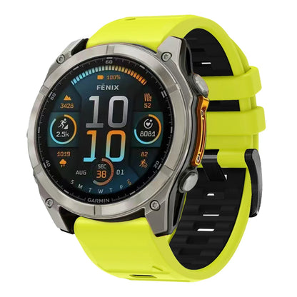 QuickFit Silicone Watch Strap – 22/26mm Band for Garmin Fenix 8/7/6/5, Epix Pro, Instinct 2, Enduro 3