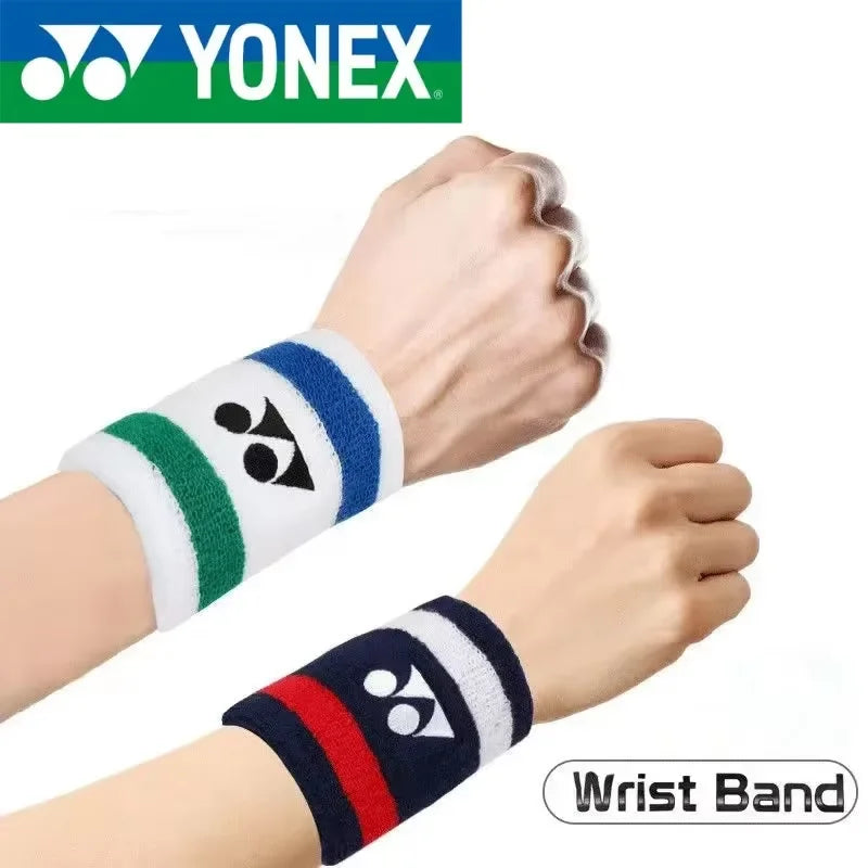 YONEX 75th Anniversary Sports Wristband - Sweat-Absorbent Thickened Wrist Support for Badminton and Tennis