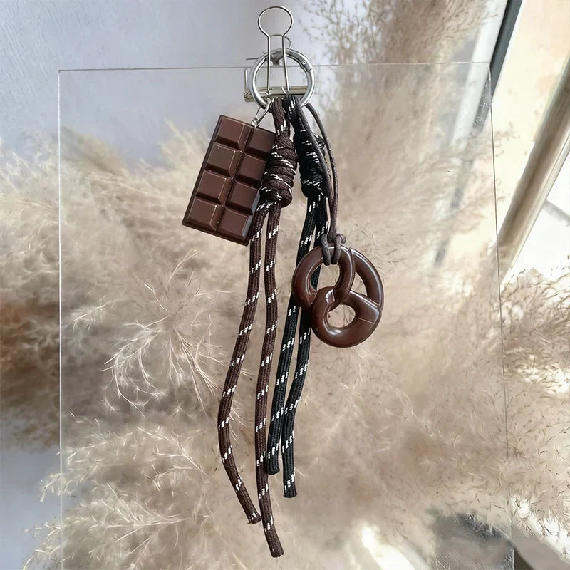 Leather Dachshund Bag Pendant - Creative Dog Keychain & Car Keyring Charm Gift