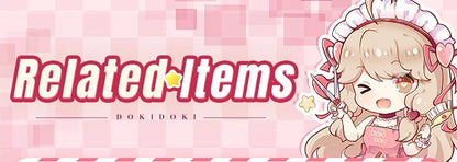 Rumii Miraa Zoeyy Cosplay Earrings — DokiDoki Metal Headwear for Halloween & Costume Accessories