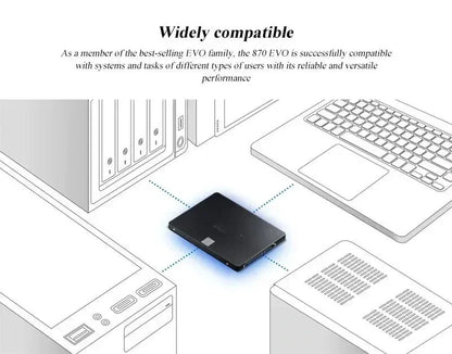 Lenovo 880 EVO SSD 1TB/2TB/4TB – Internal Solid State Drive SATA 3.0 for Laptop, Desktop, PC, PS4 & PS5