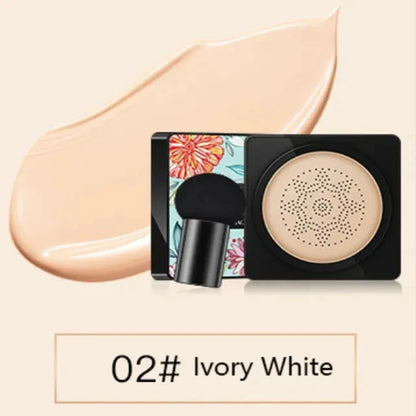 Mushroom Head Air Cushion CC Cream – Natural Moisturizing Foundation, Whitening Concealer & Oil-Control BB Makeup