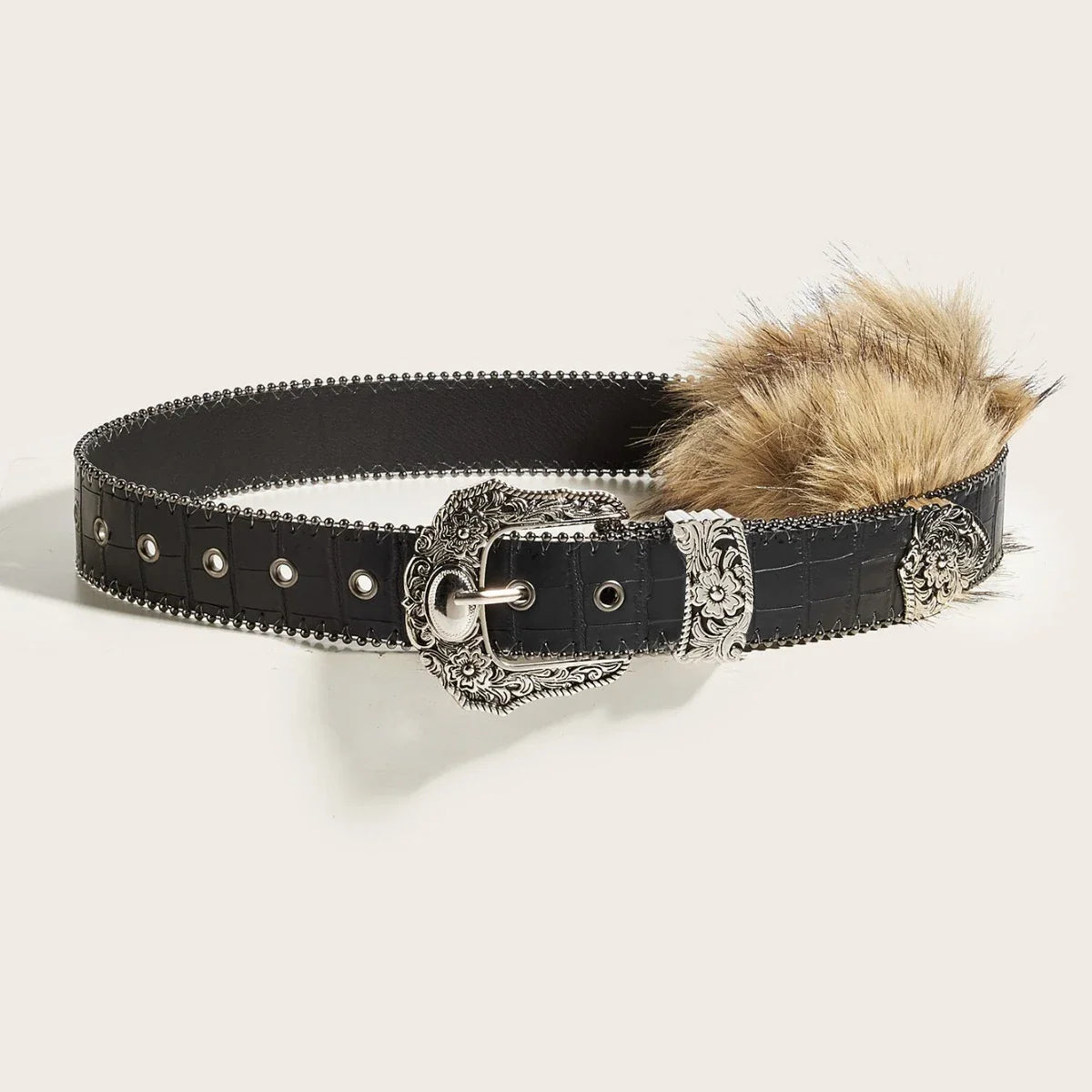 Unisex Jeans Belt — Goth Y2K Designer Punk Accessory, High-Quality Luxury Black Waistband 3.8cm for Men & Women