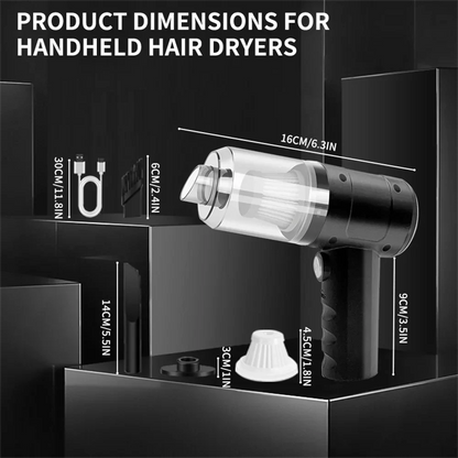 15000PA Handheld Cordless Vacuum – High-Power Compressed Air Dust Collector & Mini Car Cleaner