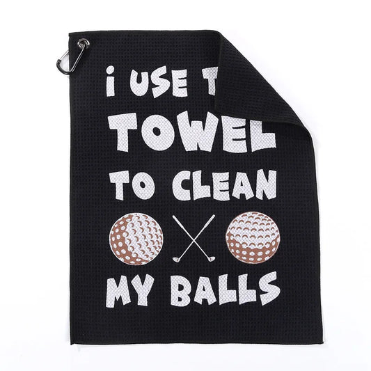 Golf Towel – Digital Print Logo, Super Absorbent & Soft Skin-Friendly Towel for Golf Course