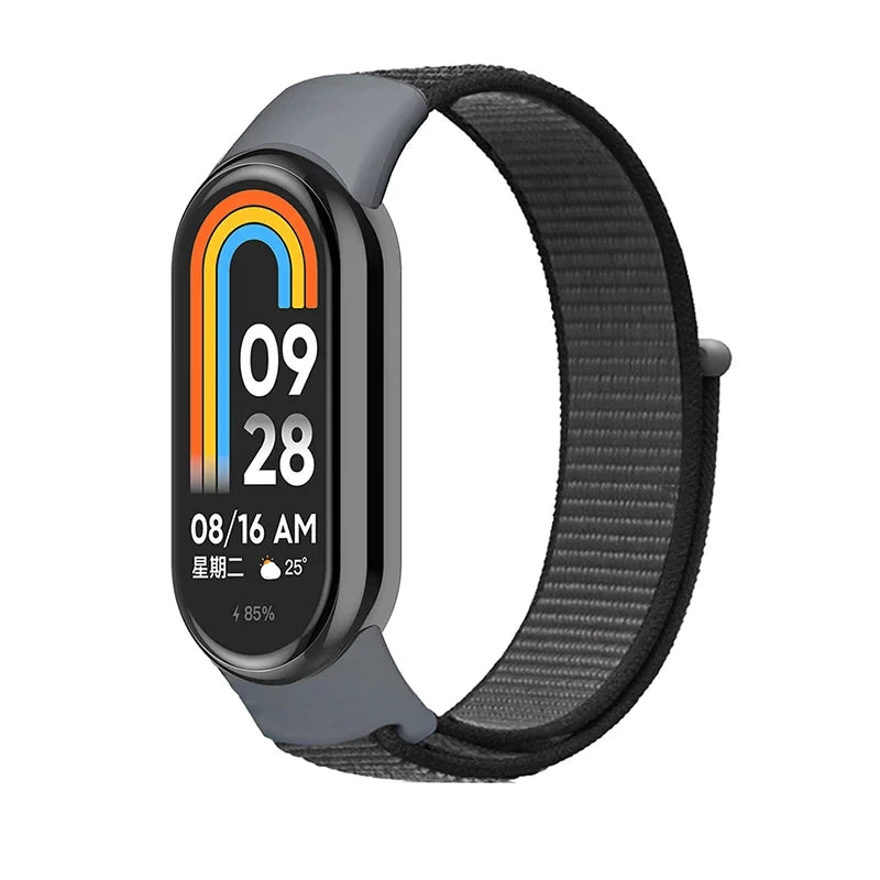 Sport Nylon Loop Strap for Xiaomi Mi Band 9 8 NFC – Replacement Wristband for Mi Band 7 6 5 4 3