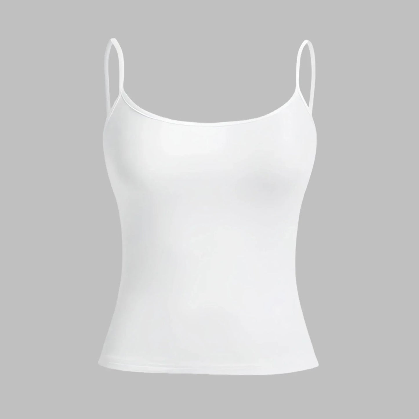 Women’s Slim Strap Tank Top – Breathable Summer Sleeveless Casual Top