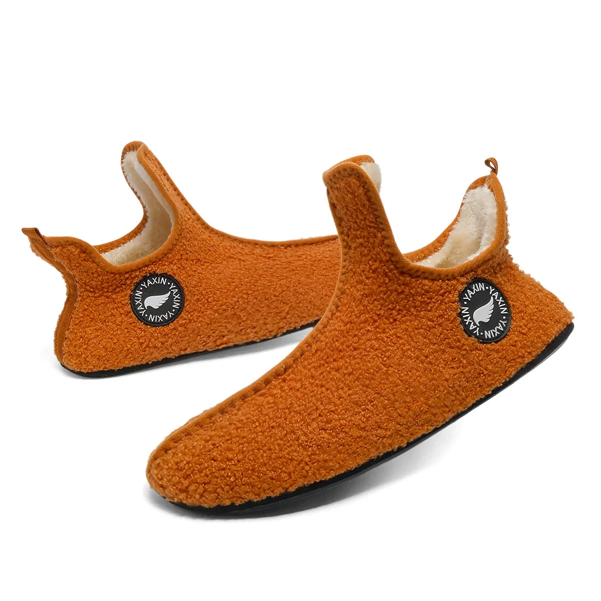 Classic Couples Slippers – Non-Slip Warm Indoor & Outdoor Cotton Shoes for Men & Women, Soft & Comfortable Flat Slippers