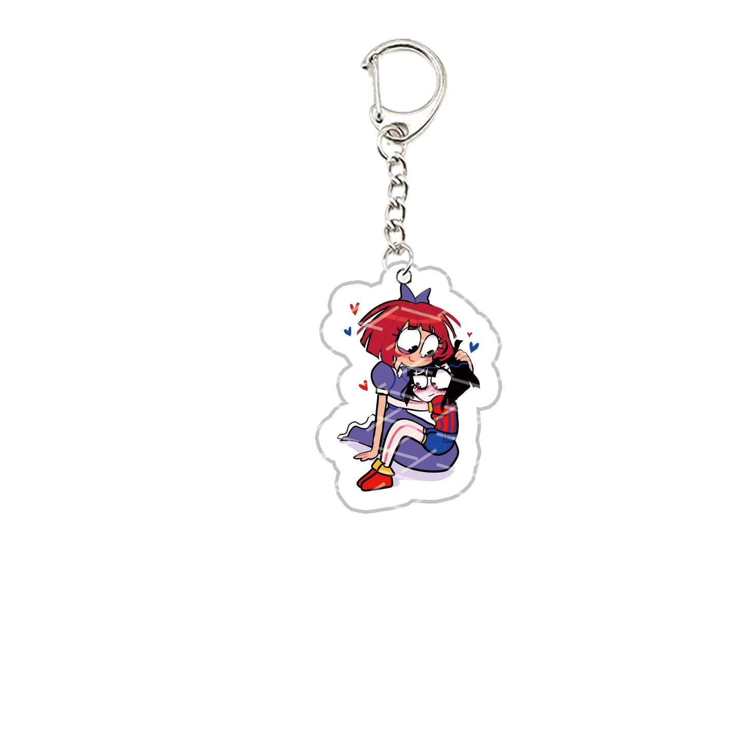 The Amazing Digital Circus Acrylic Keychain – Pomni, Jax, Ragatha, Gangle & Kinger Fan Gift Keyring for Bags & Accessories