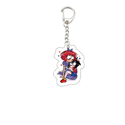 The Amazing Digital Circus Acrylic Keychain – Pomni, Jax, Ragatha, Gangle & Kinger Fan Gift Keyring for Bags & Accessories