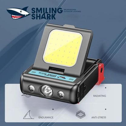 Smiling Shark TD0148 Motion Sensor Headlamp – Rechargeable LED Clip-On Cap Light for Hiking & Night Work