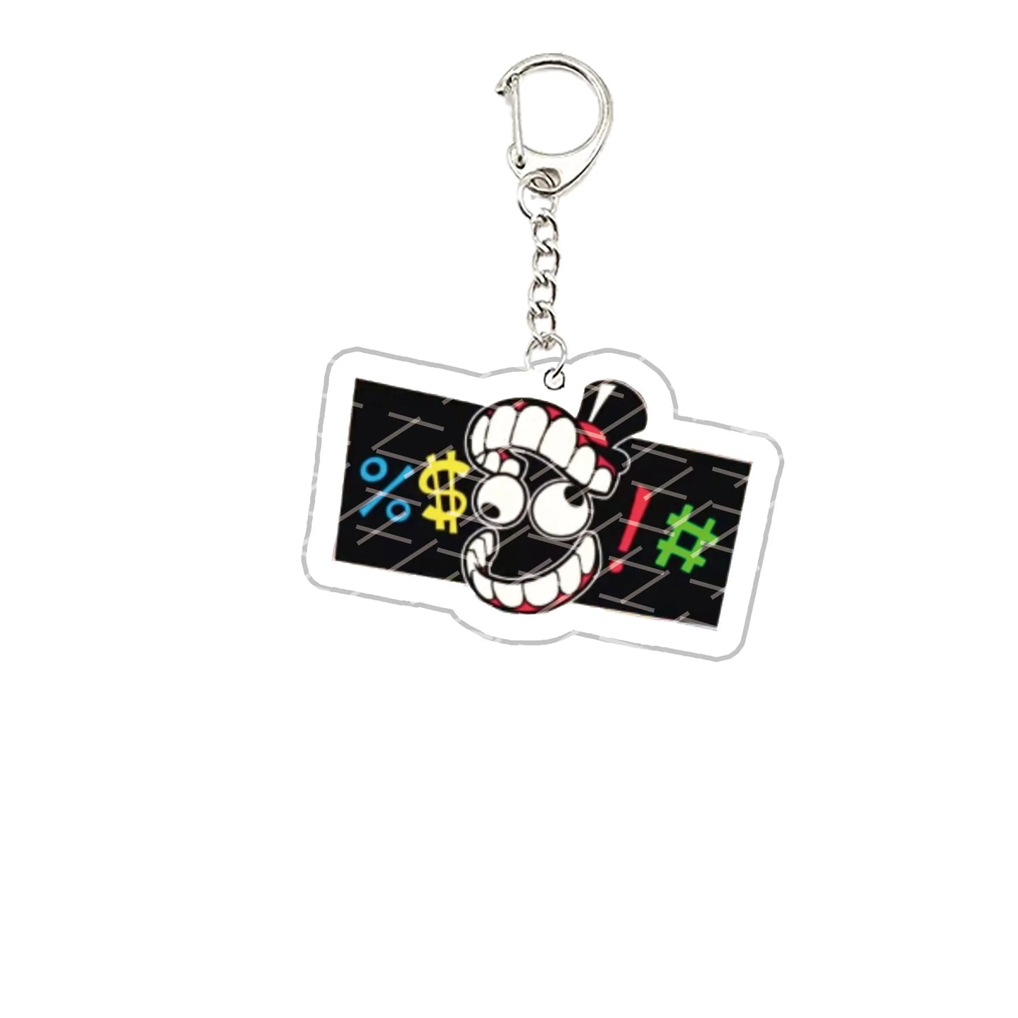 The Amazing Digital Circus Acrylic Keychain – Pomni, Jax, Ragatha, Gangle & Kinger Fan Gift Keyring for Bags & Accessories