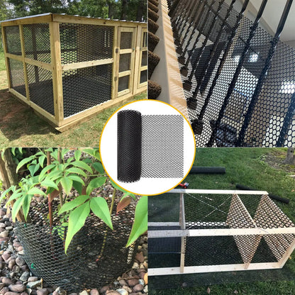 Poultry Breeding Garden Plastic Net - Home Balcony Protective Netting, Fall Protection, Customizable Cut-to-Size Design