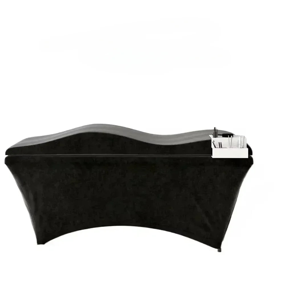 Lash Mattress and Cover – Wave Memory Foam Beauty Salon Lash Bed, Curved Topper for Eyelash Foam Spa