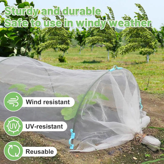 Garden Insect Protection Net – Plant & Vegetable Care Cover for Tomato, Pepper, Fruit, Pest & Bird Control