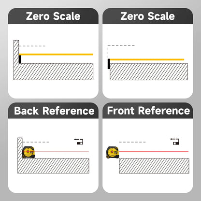 Nohawk 40M/80M Laser Tape Measure – USB Rechargeable Digital Distance Meter with Steel Tape for Precision Measuring Tool