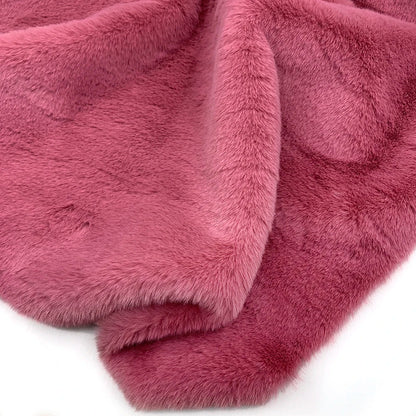Faux Rabbit Fur Fabric – 50/80/160cm Super Soft 10mm Pile Plush Material for Stuffed Toys & Sewing