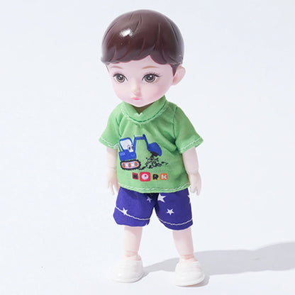 One Piece 6-Inch Baby Dolls – Boy Model with 13 Movable Joints & Painted Eyes, Birthday Gift Toy for Children Girls