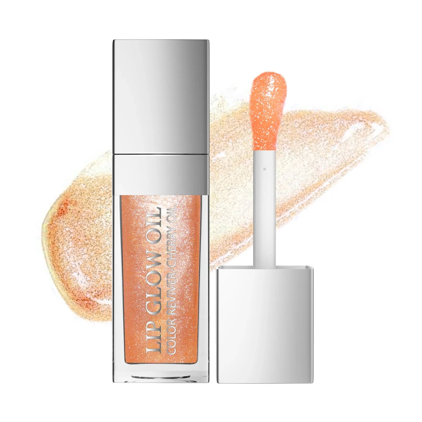 Crystal Jelly Lip Oil – Moisturizing & Plumping Tinted Lip Gloss for Sexy, Glossy Lips