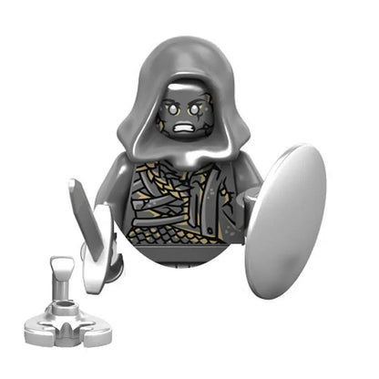 Locking Alien Action Figure — Prometheus Ice Monster Robot Building Blocks Toy, Educational Gift for Children