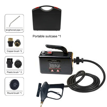 High-Temperature Steam Cleaner for Home Appliances – Sterilization, Kitchen Hood & Car Cleaner, US/EU Plug