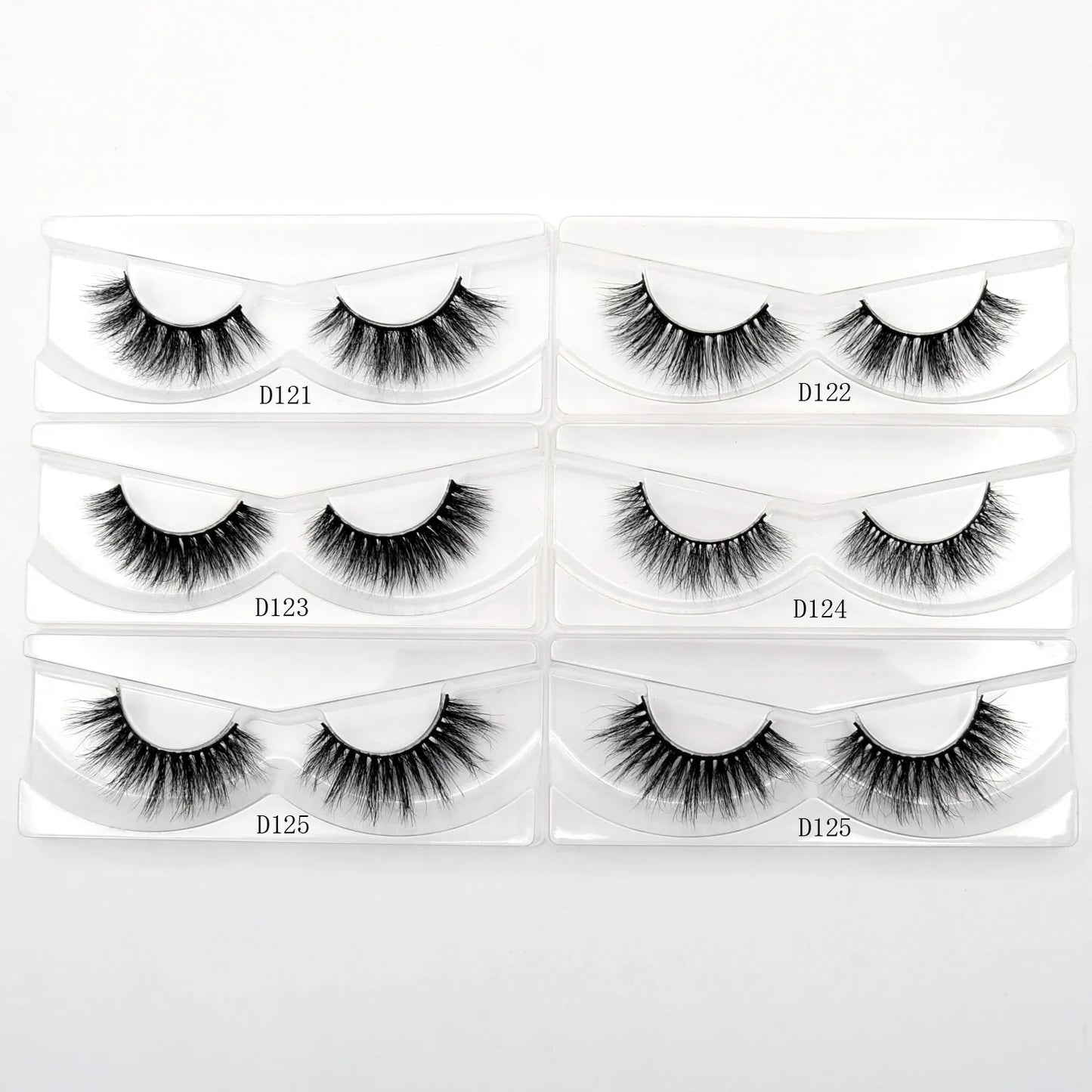 Visofree 3D Mink Eyelashes – 30/40/100 Pairs Handmade Full Strip Lashes with Tray, Cruelty-Free False Lashes for Makeup
