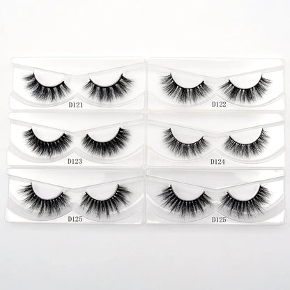 Visofree 3D Mink Eyelashes – 30/40/100 Pairs Handmade Full Strip Lashes with Tray, Cruelty-Free False Lashes for Makeup