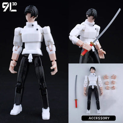 9L3D Printed Anime Action Figures — Jujutsu Kaisen Sukuna, Yuji, Yuta, Satoru Gojo Movable Mannequin Toys