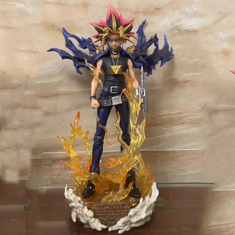 Yugi Muto Duel Monsters Action Figure - 28cm Dark Game PVC Statue, Collectible Figurine & Kids Toy Gift