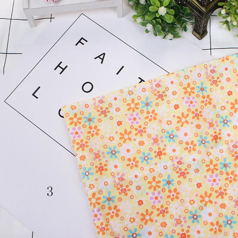 Printed Cotton Fabric Squares 25×25cm — Sewing, Quilting, Patchwork & DIY Handmade Craft Material