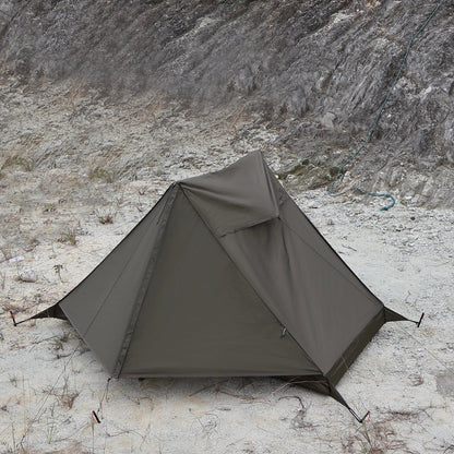 Ultralight 1–2 Person Backpacking Tent - Waterproof Trekking Pole Camping Tent for Hiking & Outdoor Travel