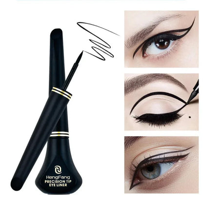Black Liquid Eyeliner Pencil – Natural Smooth, Waterproof, Quick-Dry, Non-Smudging & Long-Lasting Eye Makeup