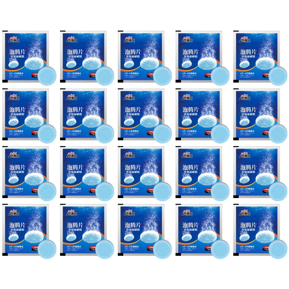 Auto Wiper Glass Cleaner | Effervescent Solid Tablets for Car Windscreen & Windshield Cleaning   2/2