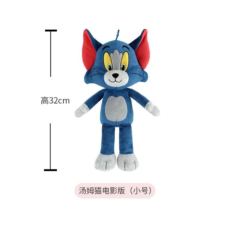 Anime Tom & Jerry Plush Toy — Cute Cat & Mouse Stuffed Animal Doll for Kids Gift, Free Shipping