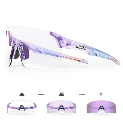 SCVCN Photochromic Sunglasses for Cycling & Outdoor Sports - Men & Women's MTB Climbing Eyewear, Driving Bicycle Goggles
