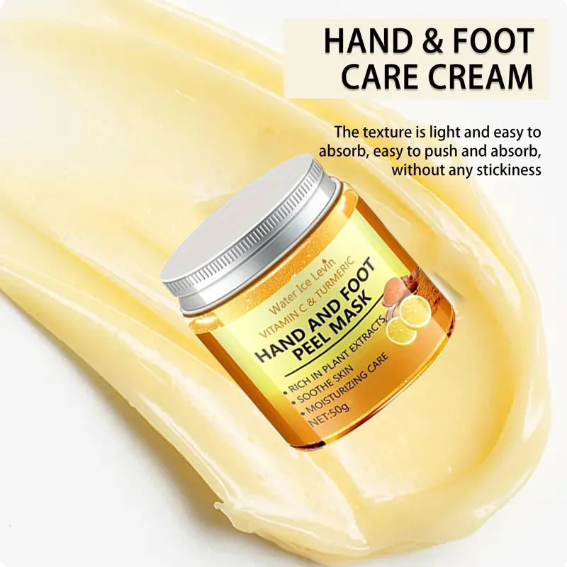 Vitamin C & Turmeric Hand Wax Mask – Smoothing, Cleansing & Illuminating Treatment for Hands & Feet