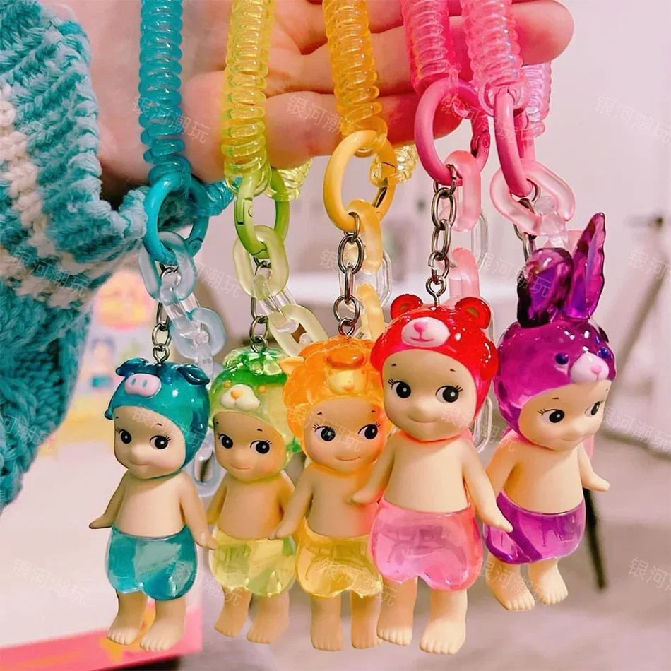 S Angel Candy House Series Blind Box – Cute Doll Keychain Pendant, Handmade Birthday Gift