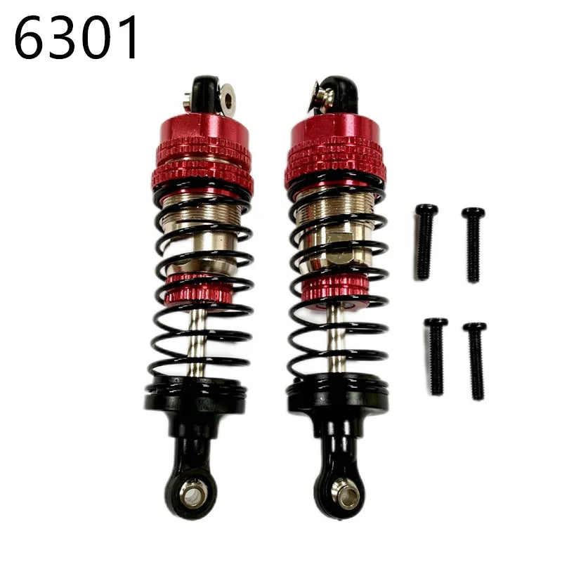 SCY 1/16 RC Car PRO Upgrade Parts – Oil Shock Absorber, Tire Bumper & Swing Arm Spare Accessories (16101/16102/16103)