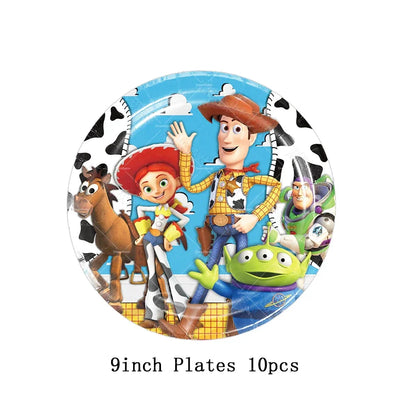 Disney Toy Story Buzz Lightyear Birthday Party Decoration Set – Foil & Latex Balloons, Happy Birthday Banner & Cake Topper for Kids Boys Hero Theme Party