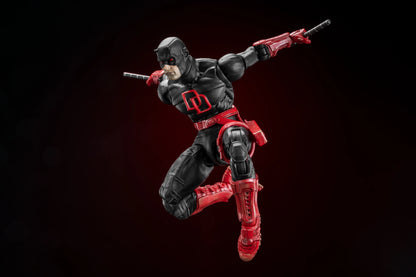 FlefToys Marvel Daredevil Action Figure — 8" Classic Red Shadowland Reborn Black, Devil Defenders Matt Murdock Legends In Stock