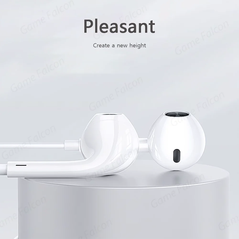 High-Fidelity Bluetooth Wired Headset for iPhone 15/14/13 Pro – Type-C & 3.5mm Compatible with Samsung, Xiaomi, iPad & Tablets