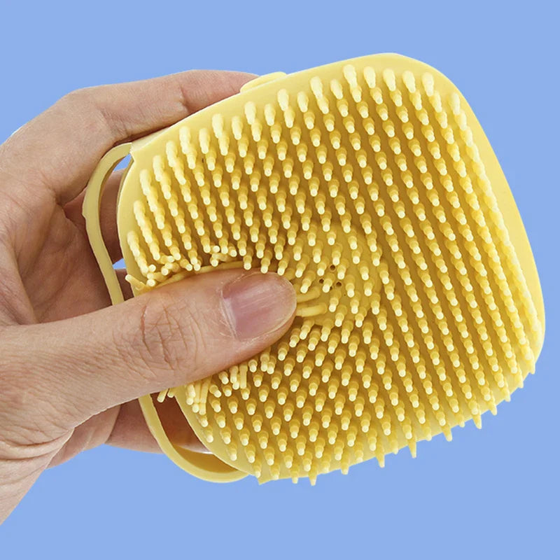 Puppy Bath Massage Gloves - Soft Silicone Brush for Big Dogs, Cats, Pet Accessories, Safety Tools for Mascotas Products