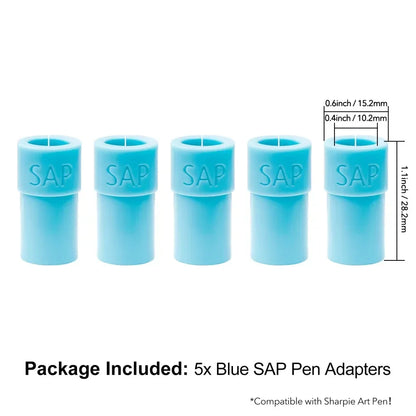 5/9PCS Pen Adapters for Cricut Maker & Explore — Compatible with Sharpie Fine/Ultra Fine Point & Art Pens