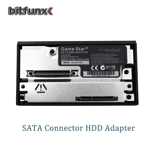 BitFunx GameStar SATA Adapter — 2.5 & 3.5 Inch HDD Hard Drive for PS2 Playstation 2 Console