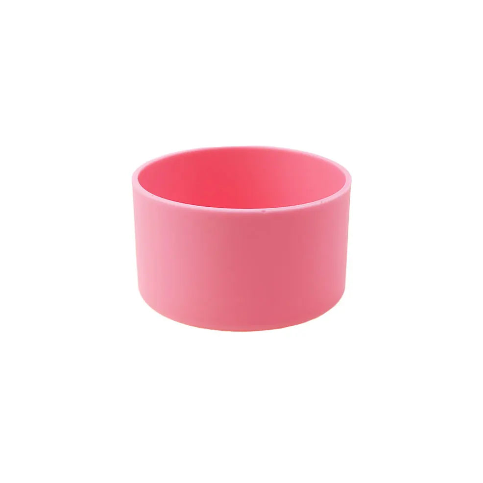 17 Colors 7.0CM Silicone Cup Bottom Cover – Heat Insulation Coaster Sleeve & Anti-Slip Water Bottle Sleeve